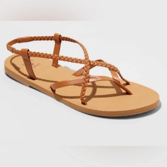 Shade & Shore Women's Tan Sandals - Picture 1 of 3